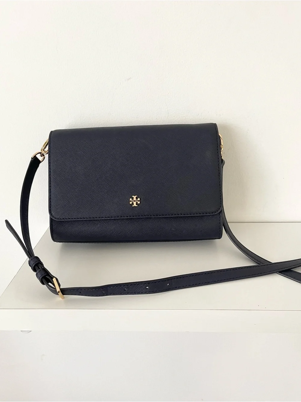 Tory Burch Navy Blue Crossbody Bag